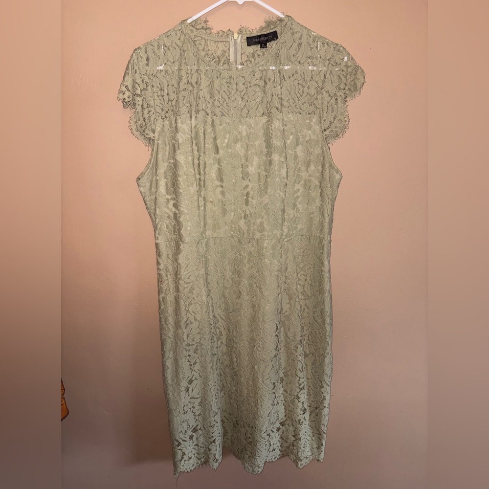 Size XL Mint Green lace dress